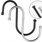 Plant S hooks - Stainless Steel Black (5 pack)